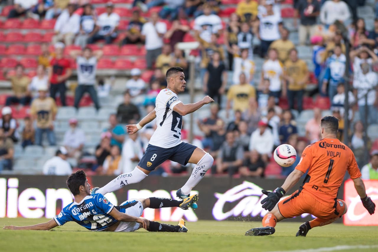 Aún así, Querétaro y Pumas salieron decididos a cerrar el Apertura 2017 de la manera más digna posible.