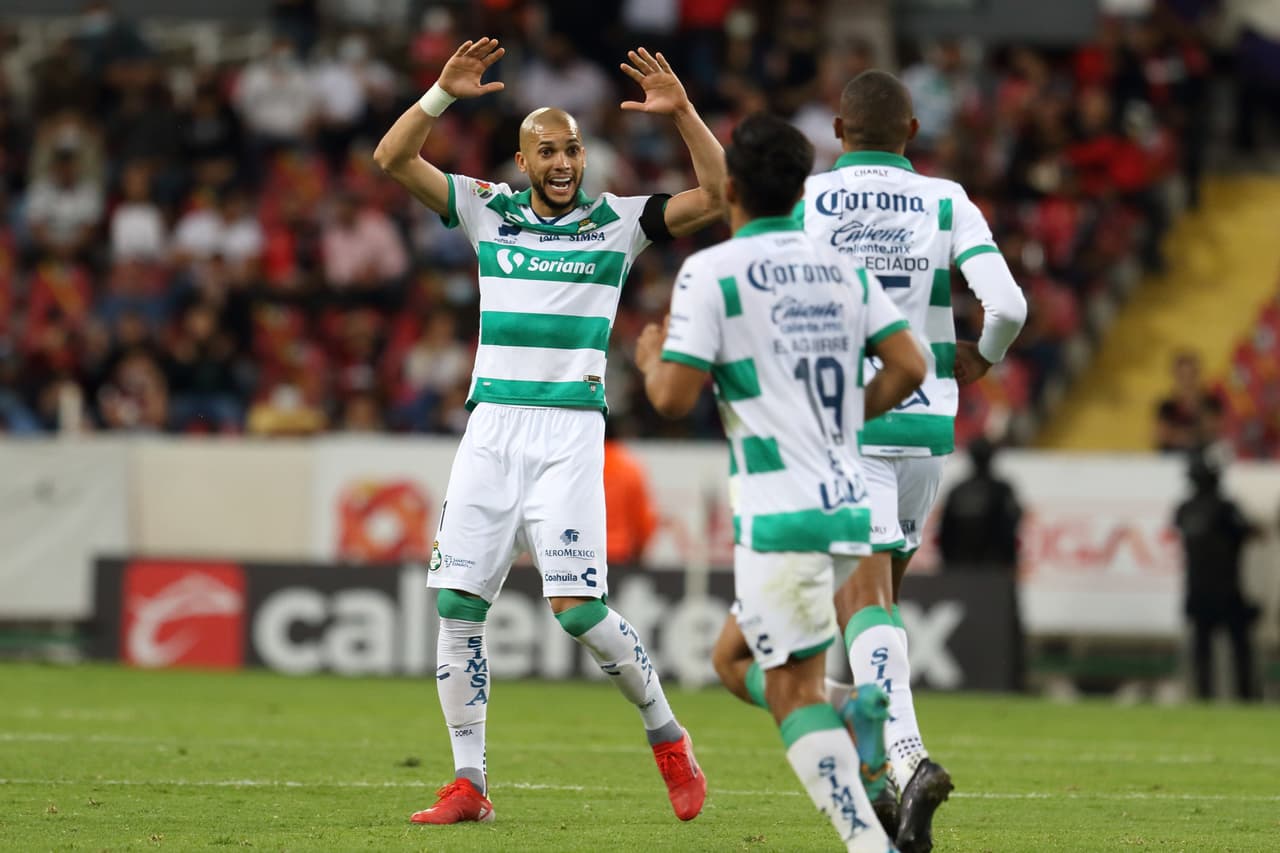 Así celebró Doria con Preciado, quien llegó desde el vigente campeón de Colombia, Deportivo Cali.