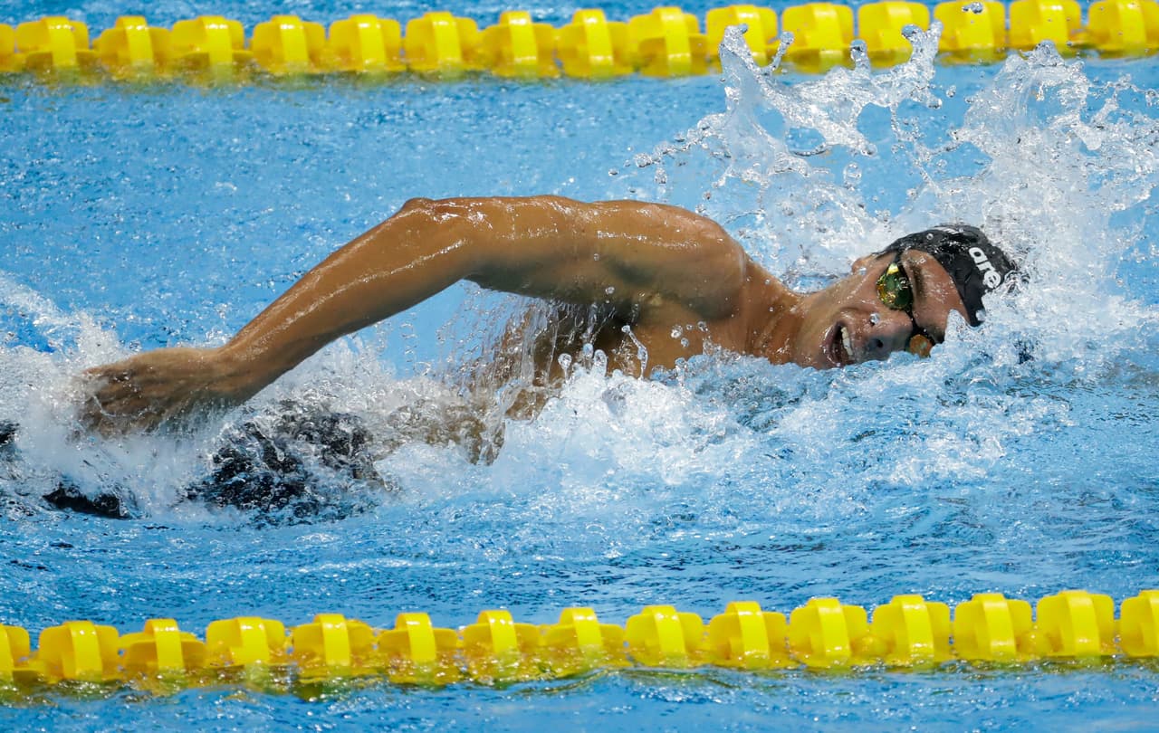 El italiano Gregorio Paltrinieri se consagró campeón de los 1.500 metros.