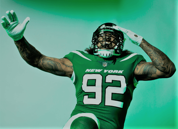 Estos fueron los deslumbrantes uniformes, cascos y colores que anunciaron los New York Jets para la temporada 2019 de la NFL. Se ven increíbles.