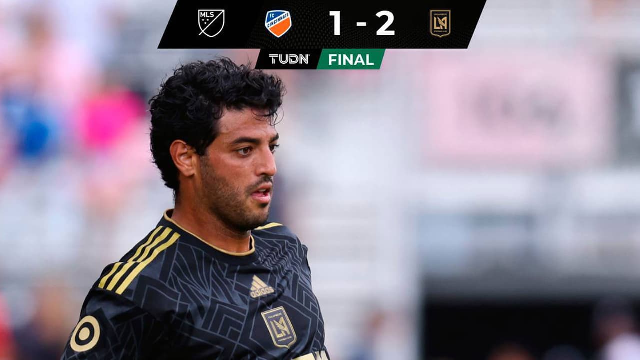 Carlos Vela pone asistencia y el LAFC sale airoso de su visita al Cincinnati