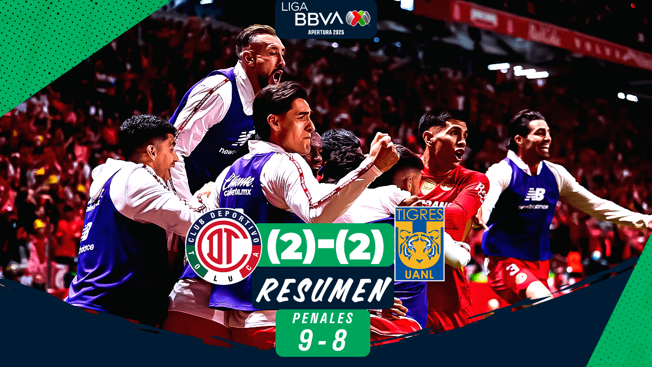 Toluca es bicampeón de Liga MX tras vencer a Tigres con penales cardíacos