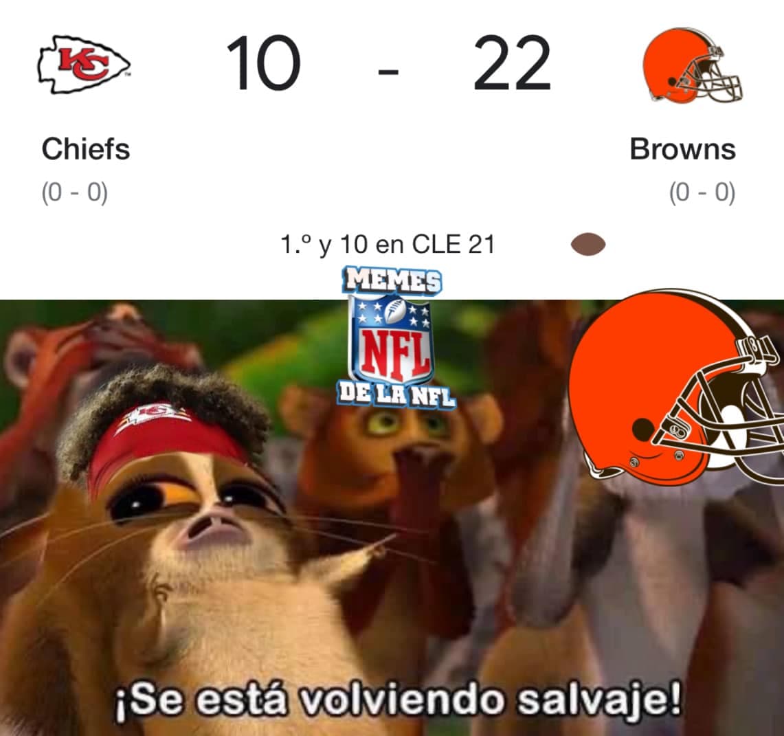 Al fin inició la temporada de la NFL y hubo muchas sorpresas, los Packers recibieron una paliza, los Chiefs fueron derrotados por los Browns y los Steelers inician con el pie derecho y, como sabemos, los memes no perdonaron.