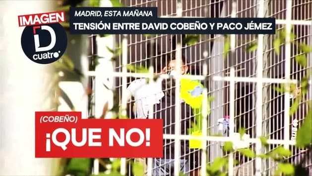 Paco Jémez grita y empuja al director deportivo del Rayo