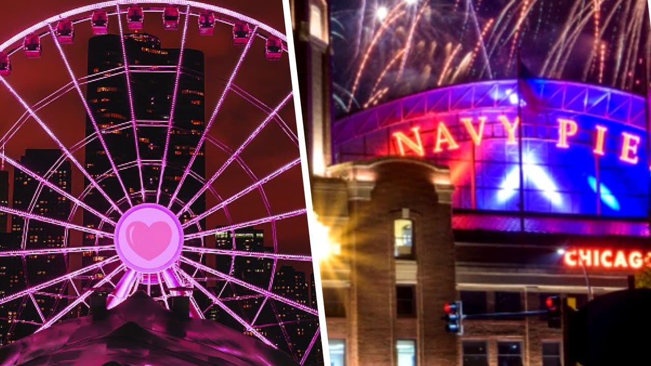 Navy Pier está preparado para la gran celebración de San Valentín: estas actividades son gratuitas 