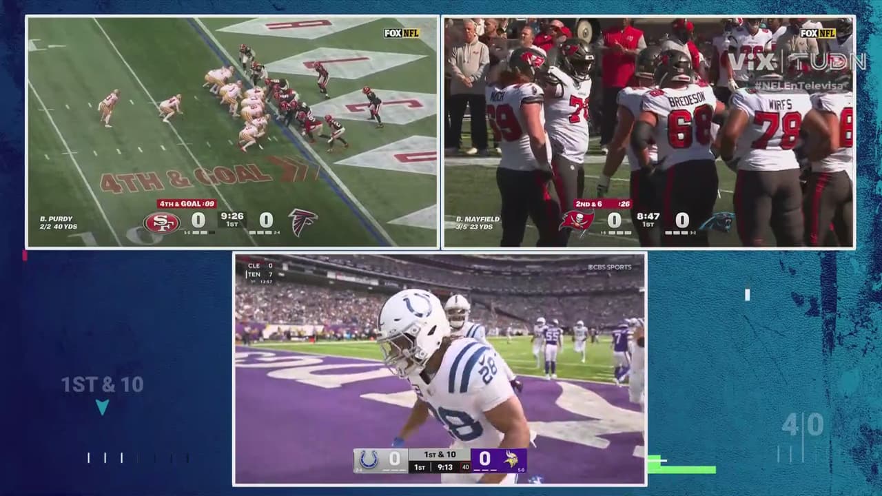 Touchdowns de Colts y 49ers: Anotan de Jonathan Taylor y Christian McCaffrey