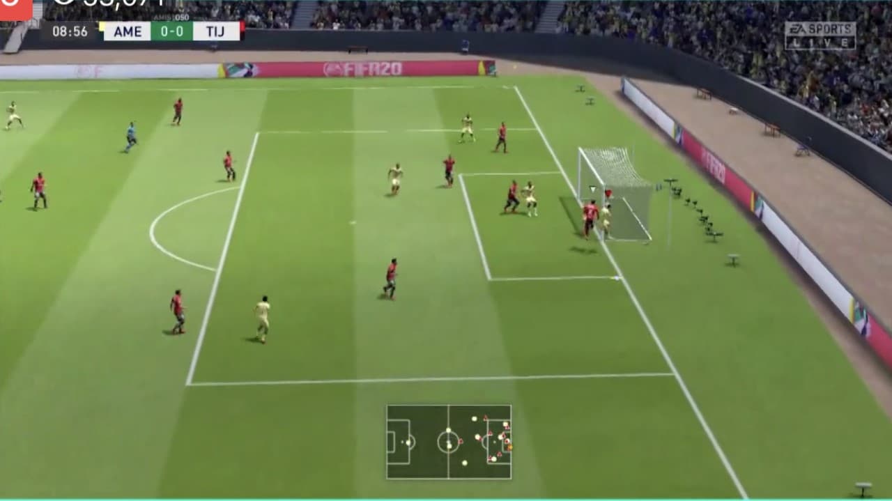 Santiago Cáseres cae en su debut de la eLiga MX frente a Miguel Barbieri, el americanista no encntó su juego y cayó 3-1 frente al xolaje.