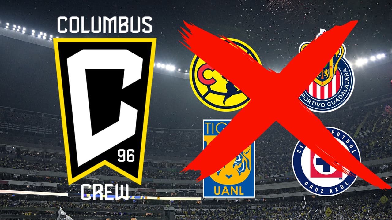 Columbus Crew relega a mexicanos en el ranking de clubes de la Concacaf