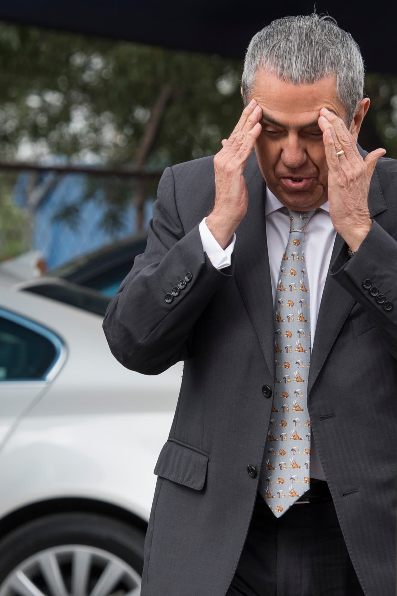 Photo during Press Conference Tigres UANL before the match Semfinals of the Clausura 2017 Tournament of the Liga BBVA Bancomer MX. Foto durante la Conferencia de Prensa del Equipo Tigres UANL previo a las Semifinales del Torneo Clausura 2017 de la Liga BBVA Bancomer MX, en la foto: Ricardo Ferretti Alejandro Rodriguez 16/05/2017/MEXSPORT/Jorge Martinez.