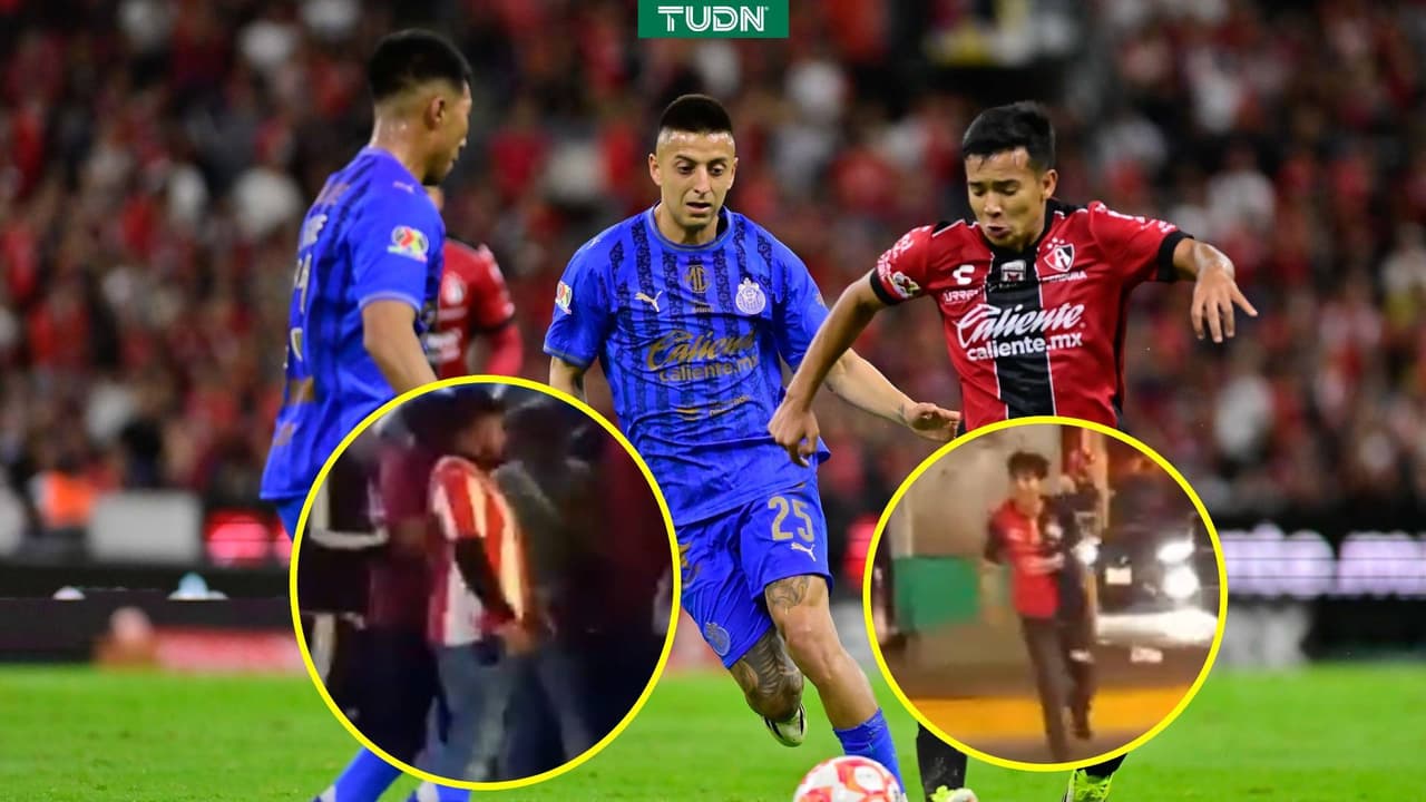 Pelea entre aficionados de Atlas y Chivas tras Clásico Tapatío