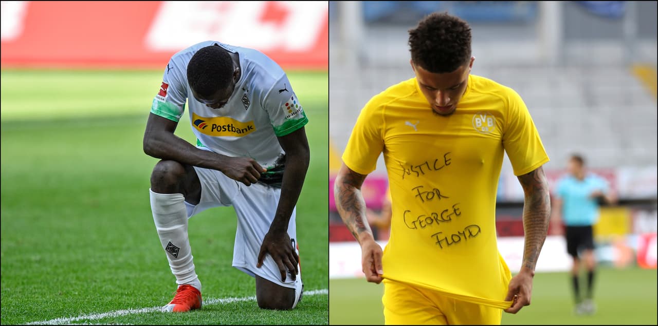Thuram y Sancho protestan por asesinato de George Floyd