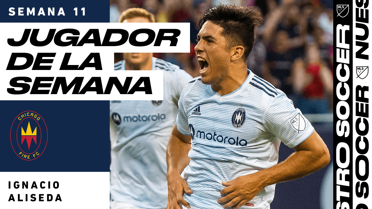 Ignacio Aliseda de Chicago Fire es el Jugador de la Semana 11 de MLS