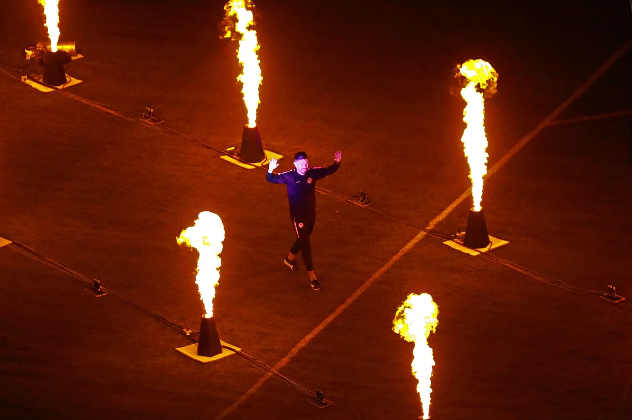 Oribe Peralta, otro de los más aplaudidos por la afición americanista.