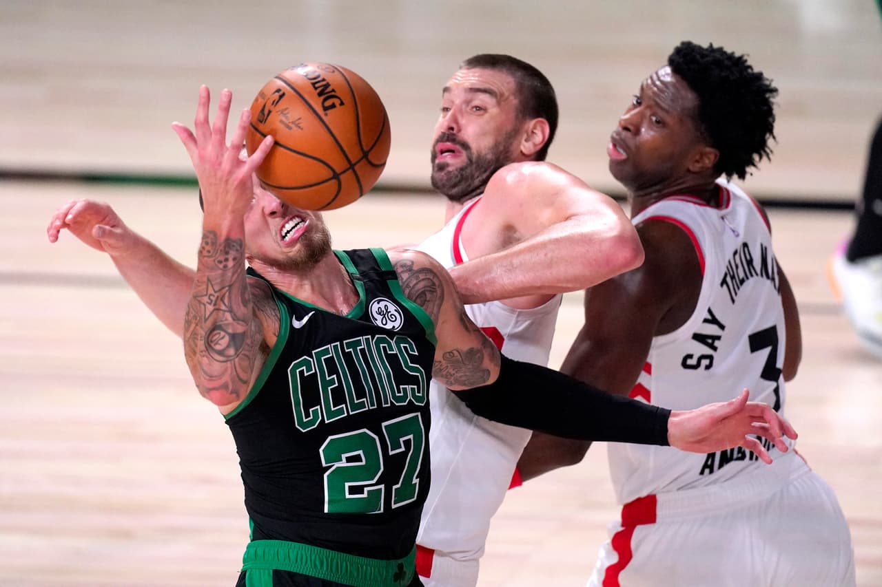 Los Boston Celtics avanzan la Final de la Conferencia del Este | Tras derrotar a los Toronto Raptors 92-87 para ganar la serie 4-3, se medirán ante el Miami Heat por el título.