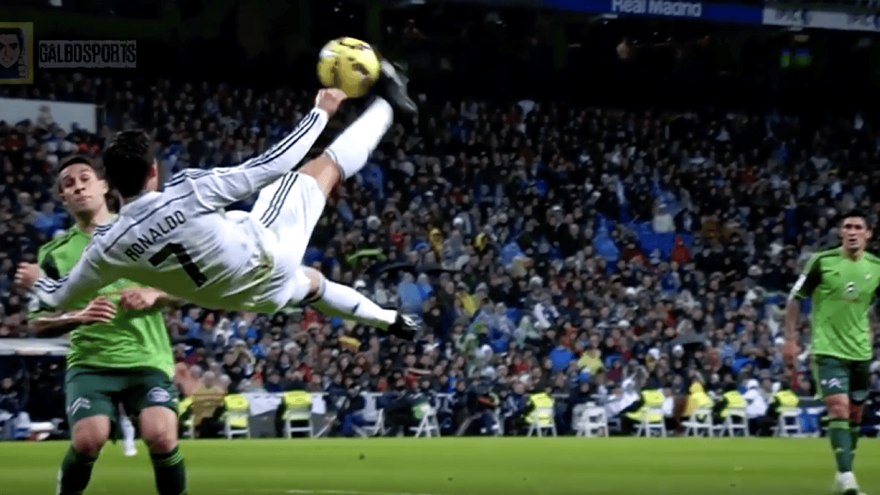 Cristiano no se cansó nunca de intentar chilenas... ¡hasta que anotó una pincelada ante la Vecchia Signora!