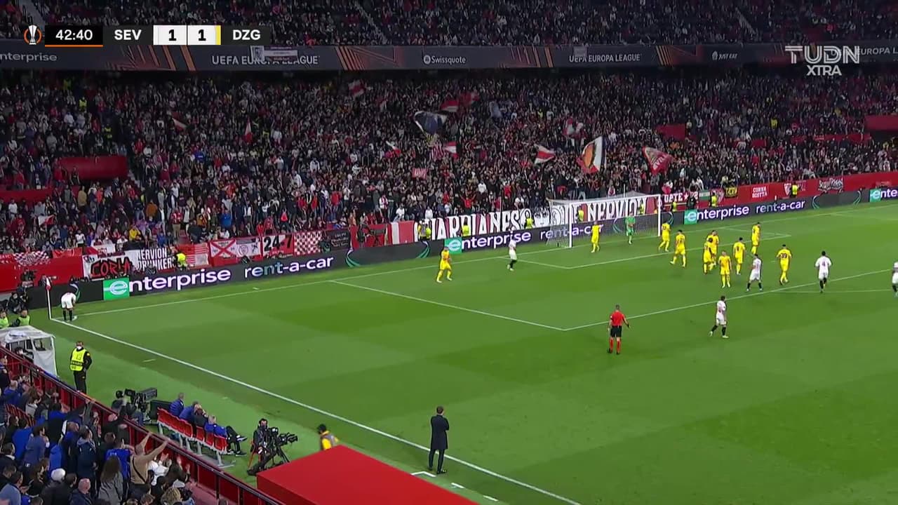 ¡Responde pronto! Lucas Ocampos devuelve ventaja al Sevilla