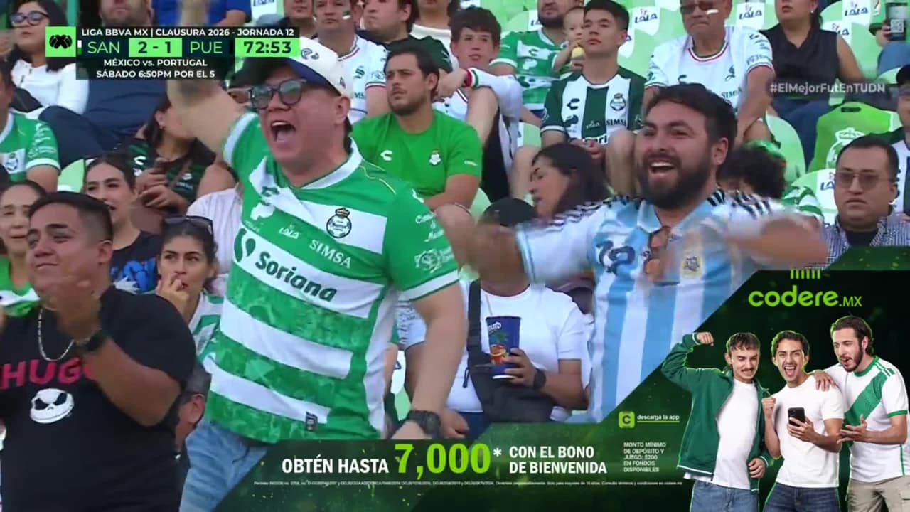 ¡GOL!  anota para Puebla. Owen González