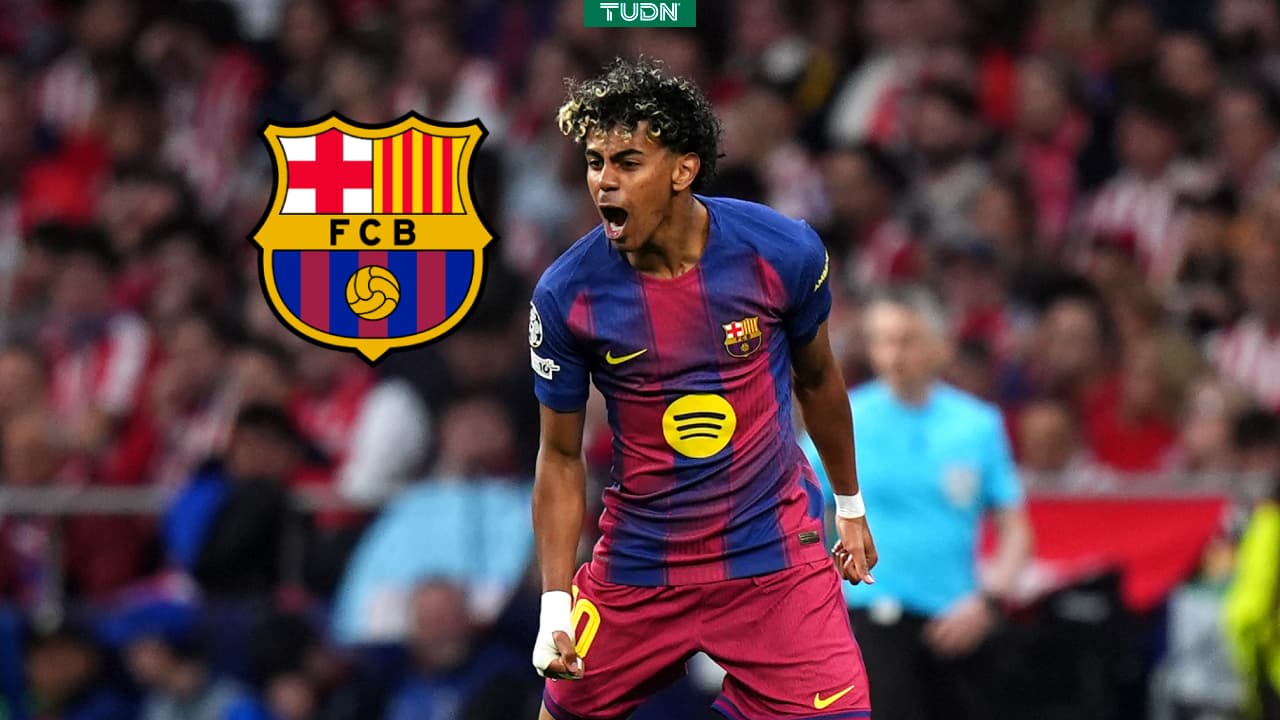 Gol de Lamine Yamal en histórica alineación del Barcelona en Champions League
