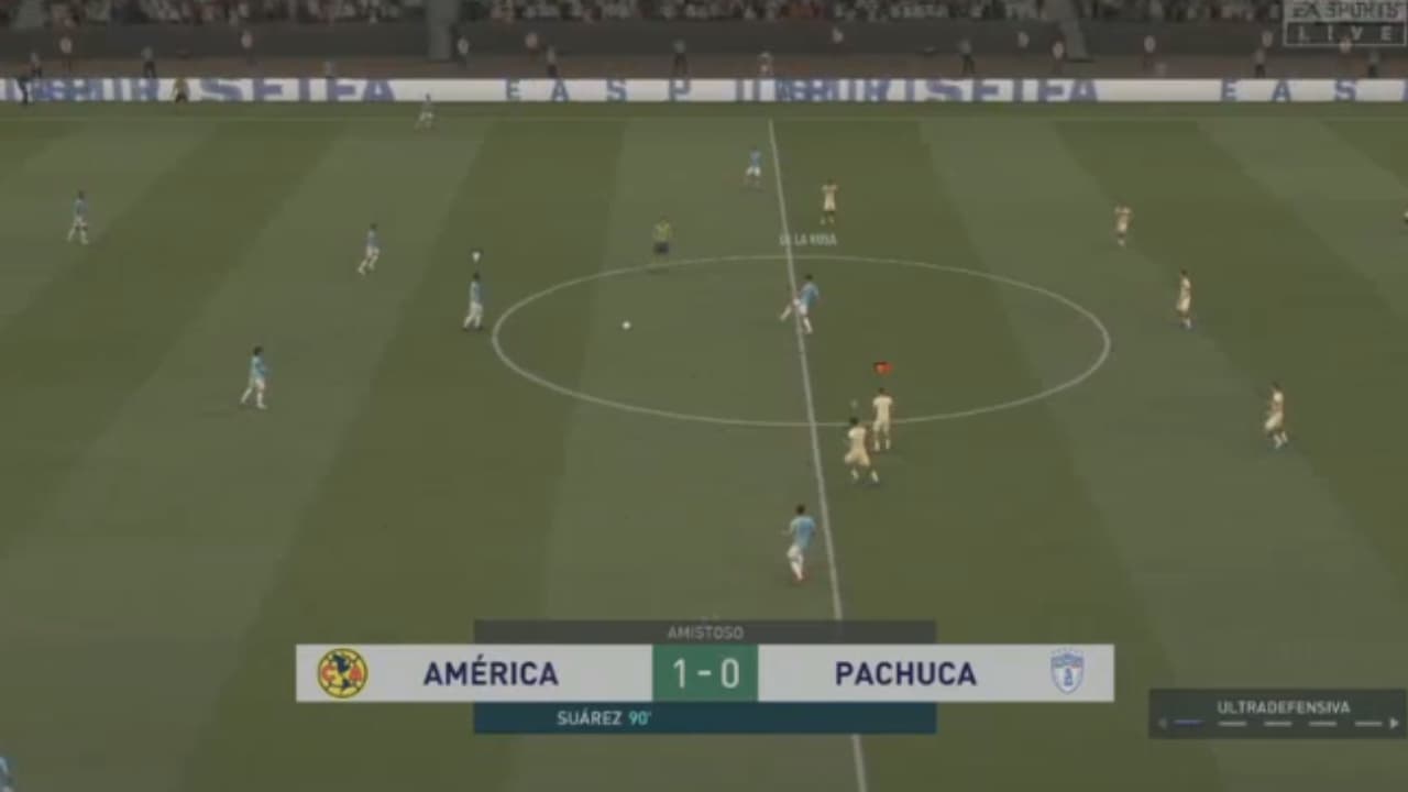 Pachuca y Kevin Álvarez cayeron por la mínima diferencia ante Santiago Cáceres y el América. Las Águilas se instalan en la gran final del futbol virtual.