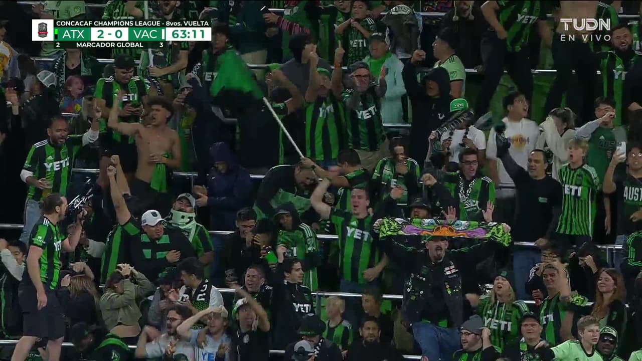¡GOL!  anota para Austin FC. Sebastián Driussi