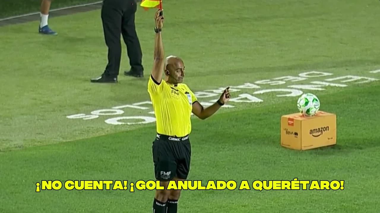 ¡Gol anulado de Querétaro! No cuenta el gol de los Gallos