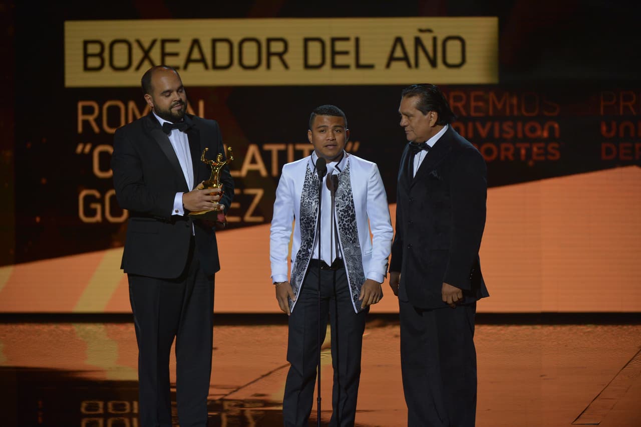 En el deporte de los golpes y el cloroformo, el boxeador Román González se llevó la codiciada estatuilla.
