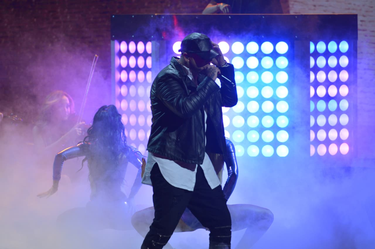 Farruko fue otro de los artistas que puso el ambiente.