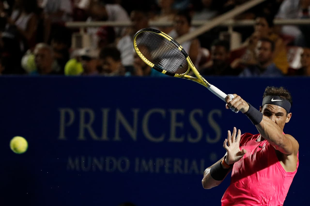 Rafael Nadal venció a Pablo Andújar con parciales de 6-3 y 6-2.