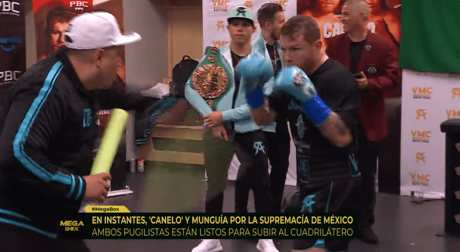 Canelo calienta