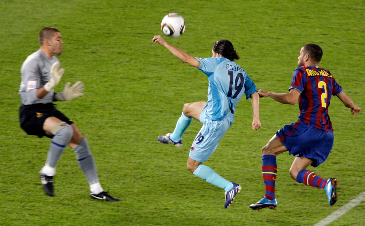 Guillermo Rojas le dio una sorpresa al Barcelona de Josep Guardiola en la semifinal del 2009 en el Mundial de Clubes con un gol con Atlante al minuto 4 del primer tiempo.