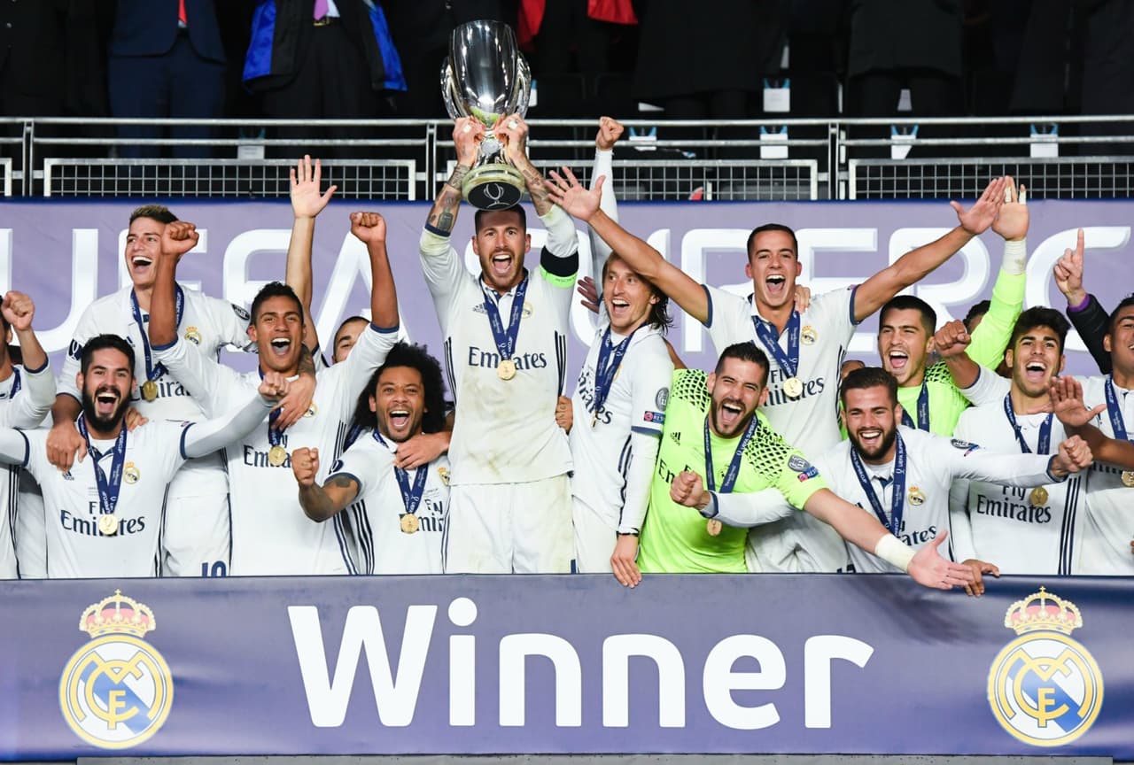 El Real Madrid gano la Supercopa el año pasado, al vencer al Sevilla.