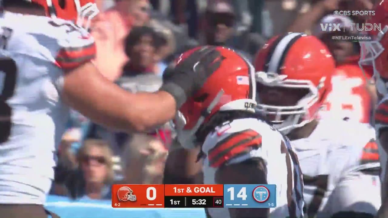 Touchdown Browns: Quinshon Judkins entra a las diagonales