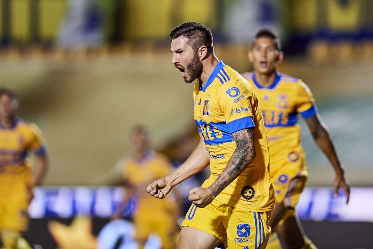 during the game Tigres UANL vs Pumas UNAM, corresponding to Day 06 of the Torneo Apertura Guard1anes 2020 of the Liga BBVA MX, at Universitario Stadium, on August 22, 2020. <br><br> durante el partido Tigres UANL vs Pumas UNAM, correspondiente a la Jornada 06 del Torneo Apertura Guard1anes 2020 de la Liga BBVA MX, en el Estadio Universitario, el 22 de Agosto de 2020.