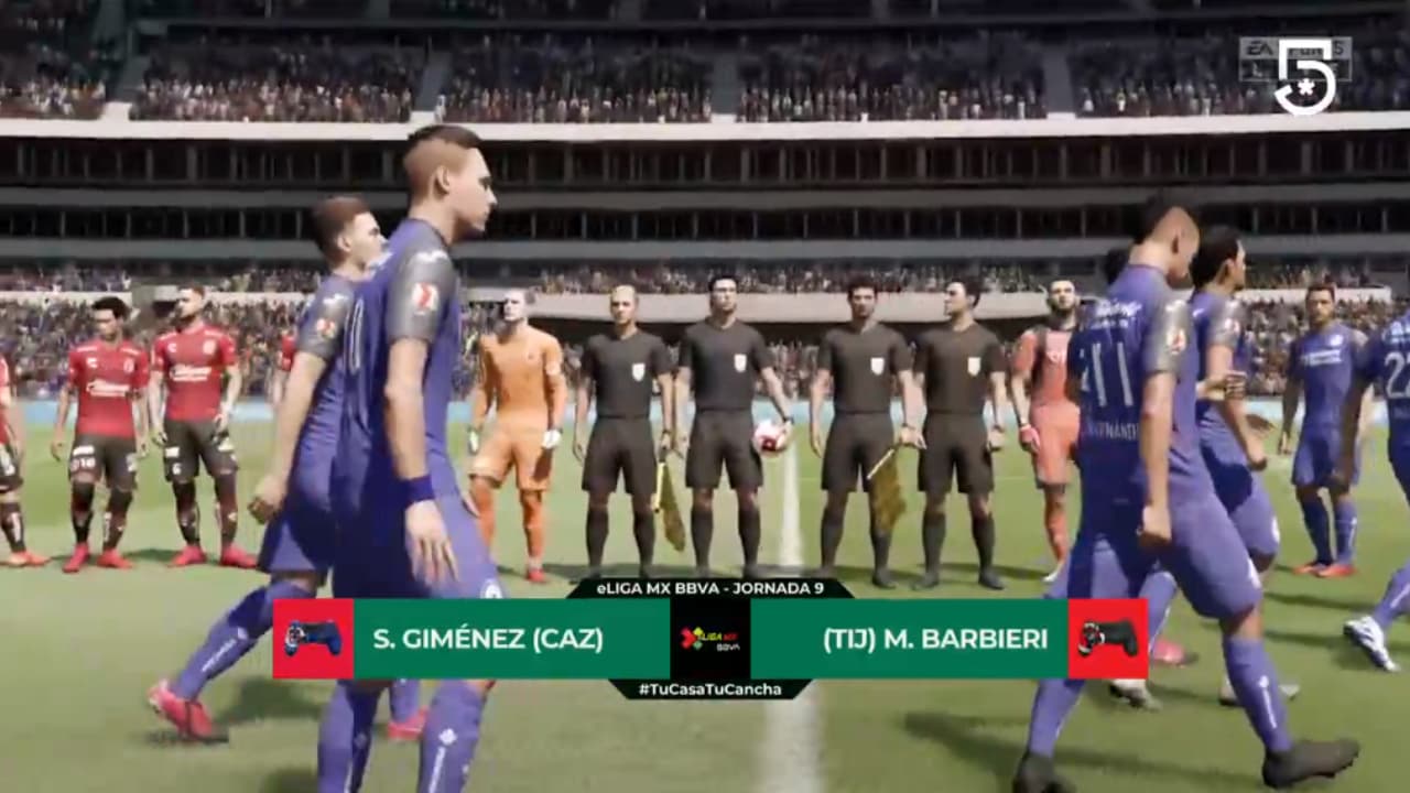 Miguel Barbieri cayó 2-1 en su visita al ‘Coloso de Santa Úrsula’ y la afición del Cruz Azul se ilusiona de nuevo en el futbol virtual.