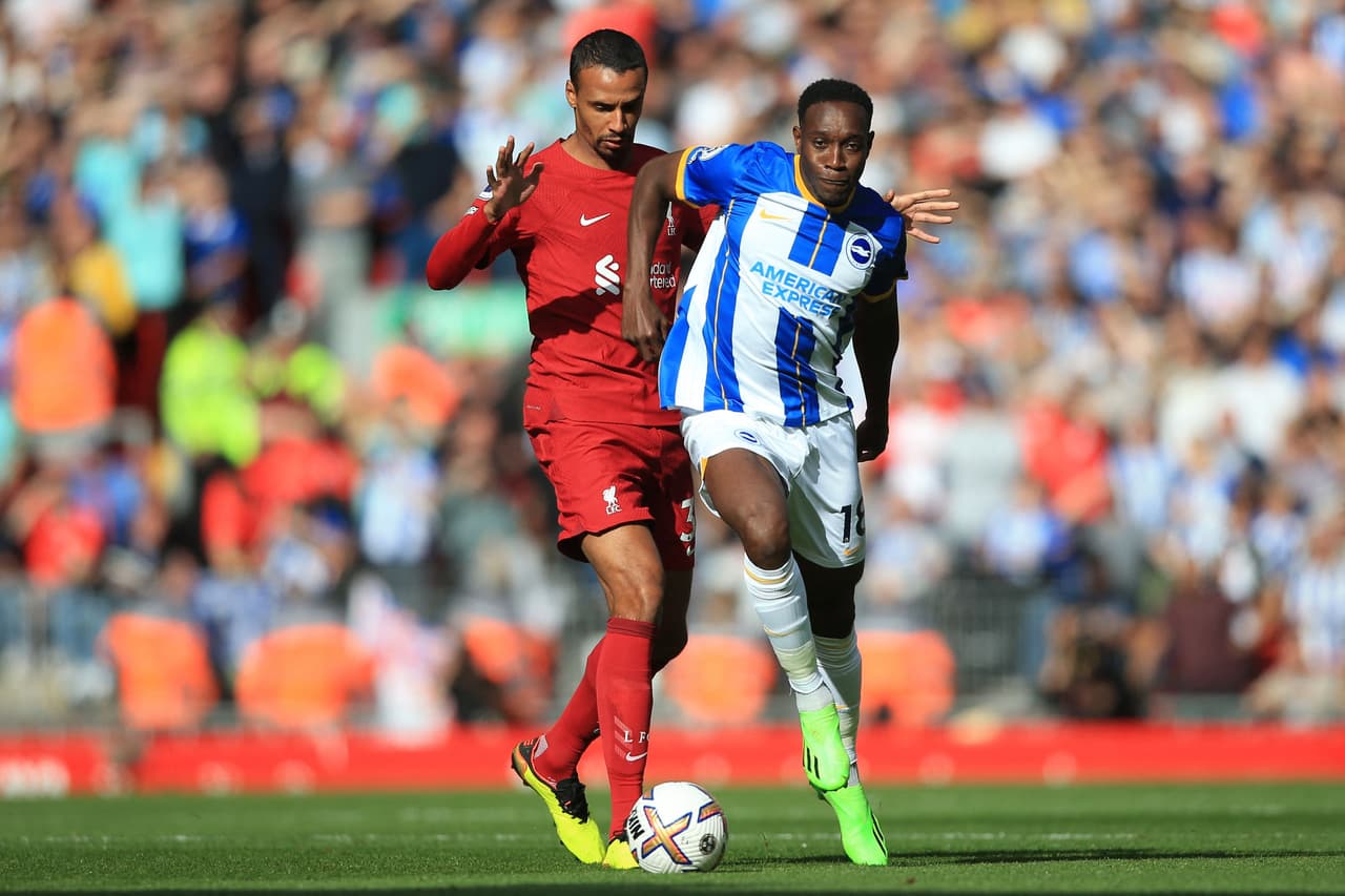 Liverpool y Brighton sostuvieron un partido lleno de goles que terminó con un empate 3-3.