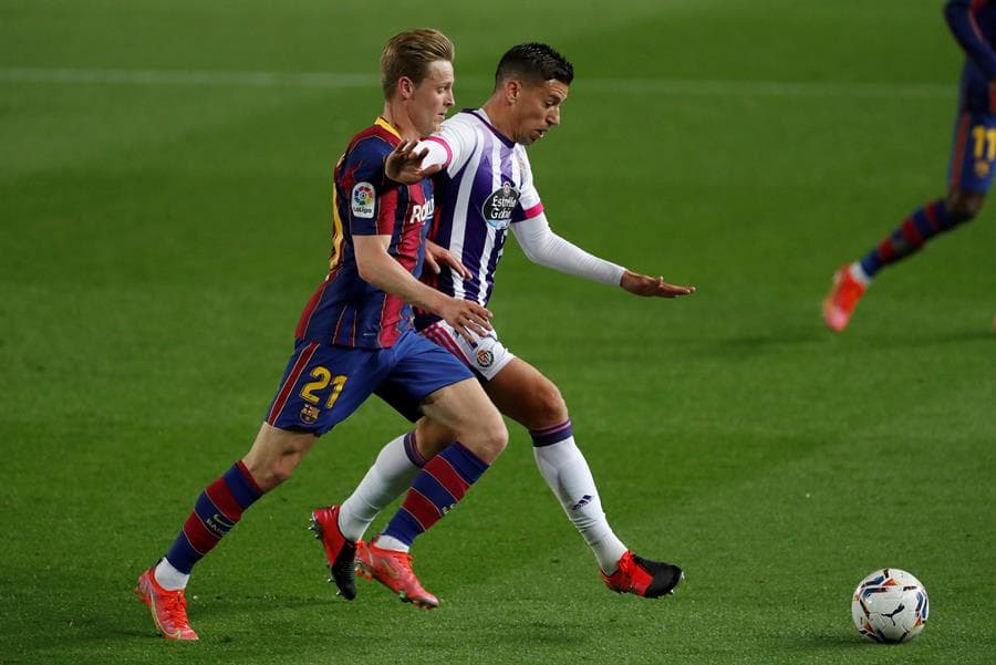 Barcelona salva victoria ante Valladolid 1-0 durante la Jornada 30 de LaLiga. La anotación fue por parte de Ousmane Dembéle y Lionel Messi cumplió 767 partidos en el club culé, convirtiéndose en el jugador con mayor cantidad de partidos en toda la historia y fue homenajeado por su equipo.