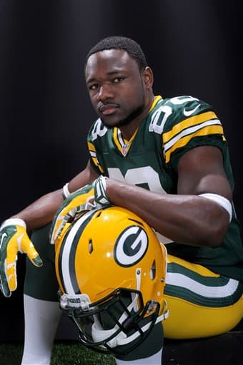 Las mejores tomas del novato WR egresado de Stanford, Ty Montgomery, ya como integrante de los Green Bay Packers (AP-NFL).