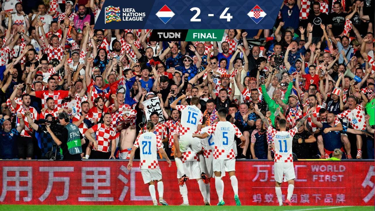¡Por el primer título de UEFA Nations League! Croacia elimina a Países Bajos