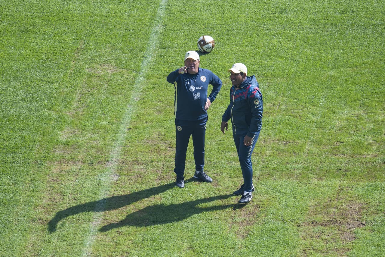 Las Águilas entrenan a puerta abierta previo a la final de la Liga MX del Apertura 2019 donde se enfrentarán contra los Rayados de Monterrey que acaban de regresar del Mundial de Clubes de la FIFA.