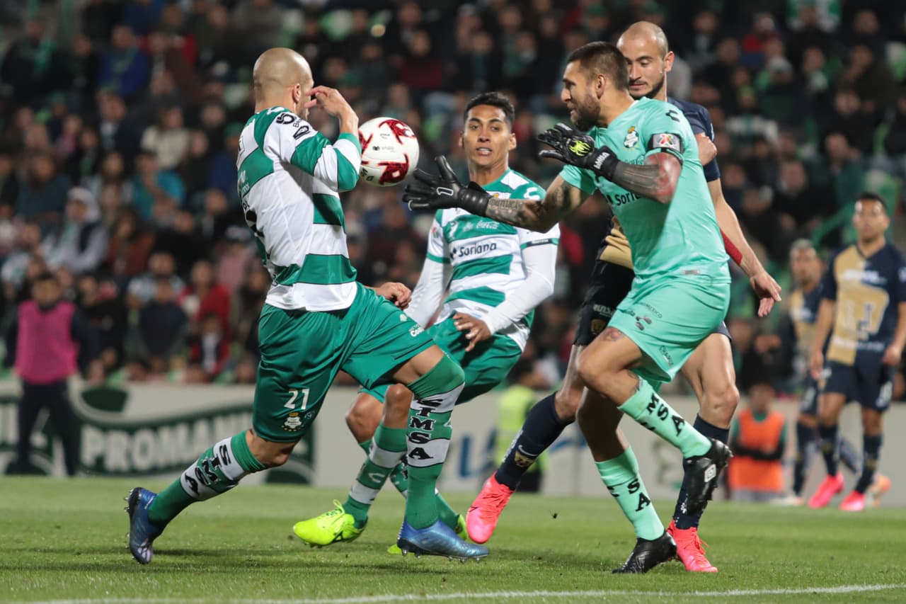 Santos llega a cuatro puntos de 12 posibles con un inicio de torneo aletargado y los auriazules están en tercer puesto con ocho puntos.