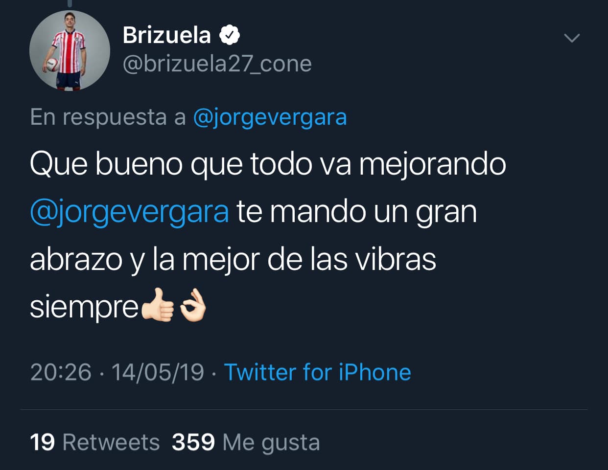 Isaac Brizuela, jugador del Guadalajara.