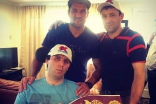 Sergey Kovalev visitó a Magomed Abdusalamov