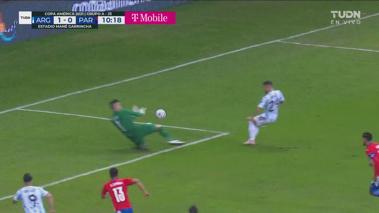 ¡El ‘Papu Dance’ presente! Gómez hace vaselina para el 1-0 de Argentina