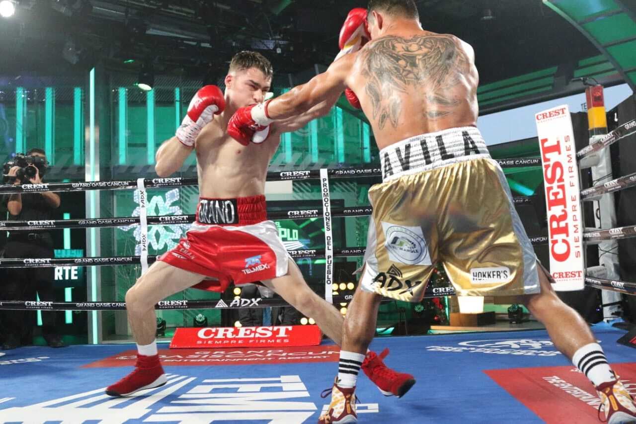 Óscar ‘Migraña’ Duarte noqueó a Guillermo ‘Borrego’ Ávila en el cuarto round en la contienda coestelar.