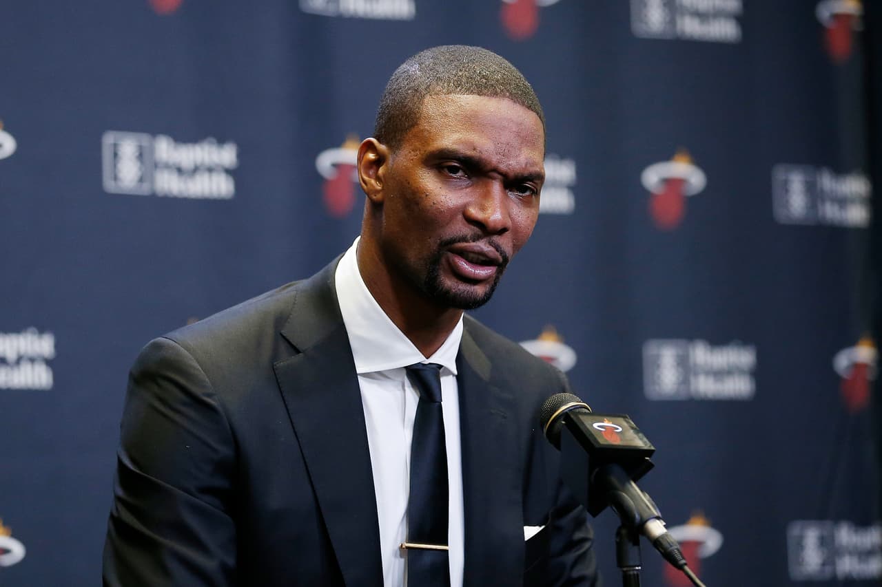 Chris Bosh enfadado por no ser finalista al Salón de la Fama