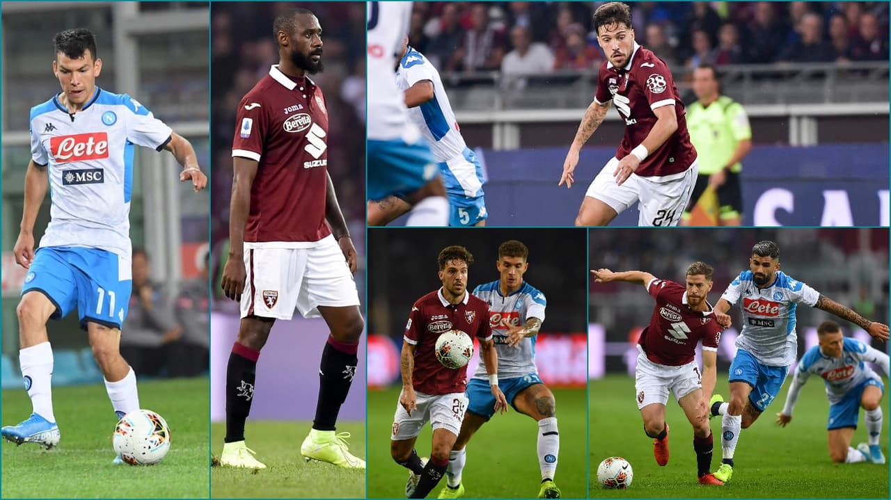 Estas escuadras se han enfrentado en 28 ocasiones, el Napoli ha superado a la escuadra del Torino por 12 partidos y han empatado en 11 ocasiones.