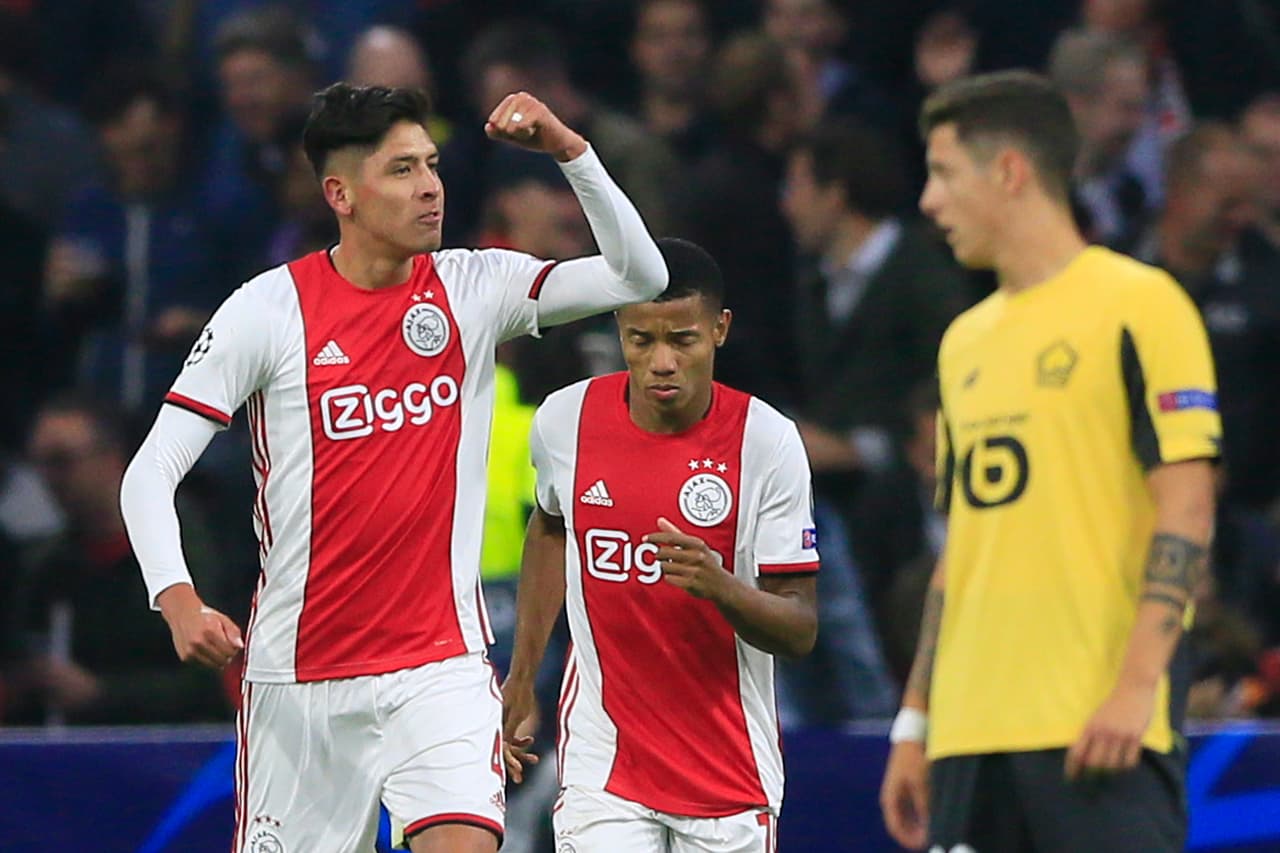 Edson Álvarez venía de jugar como titular 4 partidos consecutivos de Eredivisie y uno en Champions League.