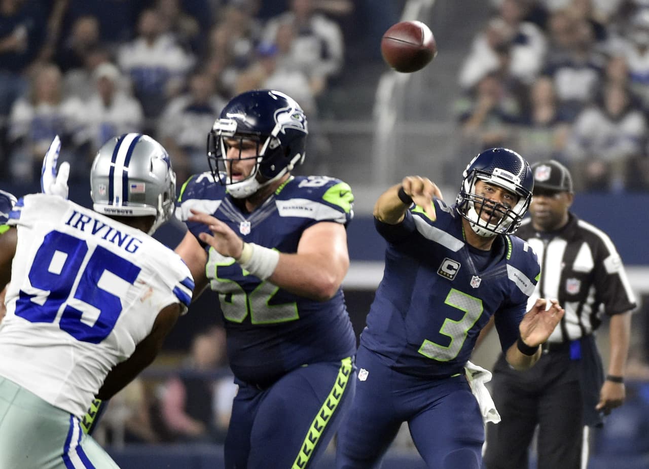 Los Seattle Seahawks vencieron 13-12 a los Dallas Cowboys que perdieron su quinto partido consecutivo.