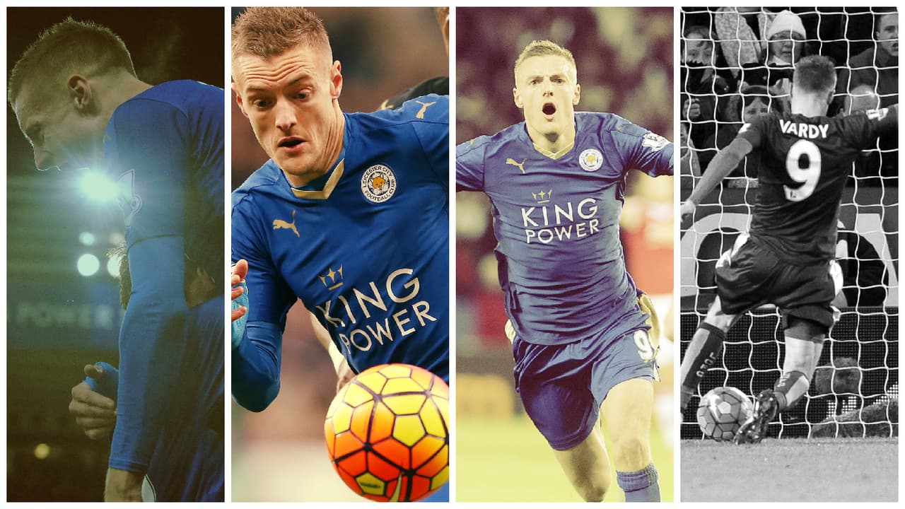 Jamie Vardy deslumbra con sus goles en la Premier League, ha colocado su nombre en lo más alto e impulsado al Leicester a un lugar de ensueño.