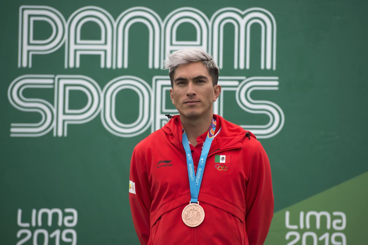 El mexicano acabó dentro del podio solamente por debajo del colombiano Pedro Causil y el venezolano Johan Guzmán.